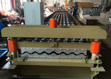 Διατρυπημένος ρόλος φύλλων υλικού κατασκευής σκεπής PLC έλεγχος που διαμορφώνει το φύλλο μετάλλων ψευδάργυρου μηχανών