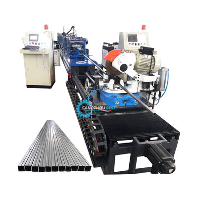 20x20mm μικρού μεγέθους ατσάλινο προφίλ Laser συγκόλληση τετραγωνικών σωλήνων κατασκευής ρολό σχηματισμού μηχανή