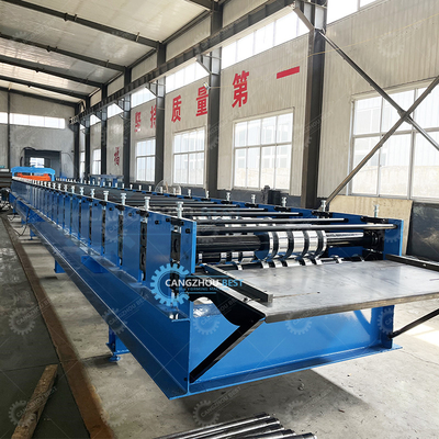 Μεγάλη ισχύς 8-25m/min Μηχανή σχηματισμού κυλίνδρων από γαλβανισμένο χάλυβα