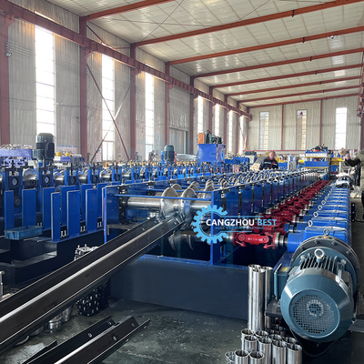 Σίδηρο πάχος 4mm Σίδηρο γρήγορη αλλαγή 2&amp;3 κύματα Crash Barrier Roll Forming Machine