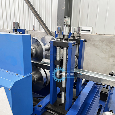 Ελέγχος Plc C Z U Purlin Roll Forming Machine Υδραυλική τρύπανση και κοπή