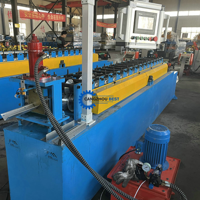 Ελεγχόμενη από PLC διατρυβωμένη μηχανή σχηματισμού κυλίνδρων φράχτη κήπου με προσαρμόσιμο σχέδιο