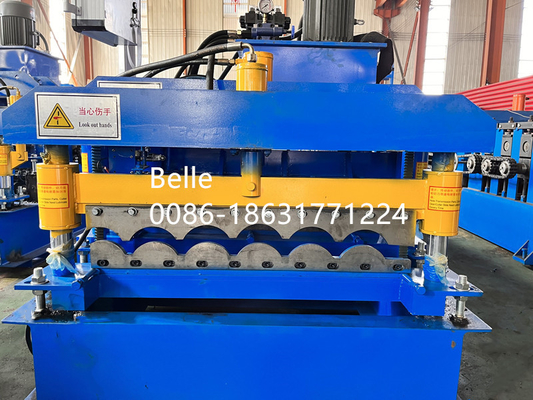 9-11 Σειρές μηχανή στέγης με χάλυβα 300H και 8-12m/min παραγωγικότητα
