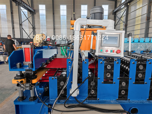 Δέλτα PLC 15-20m/Min ταχύτητα διπλό στρώμα Roll σχηματισμού μηχανή φιλικό προς το χρήστη σχεδιασμό