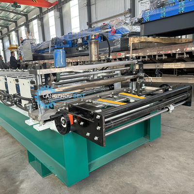 PPGI GI Color Steel Profile Roofing Sheet / Panel Roll Forming Machine (Μηχανή σχηματισμού κυλίνδρων από χάλυβα με χρώμα)