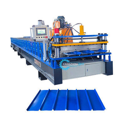 Ινδονησία Poular 980 Klip Lock Profile Roof Sheet Roll Forming Machine Μηχανή σχηματισμού φύλλων οροφής