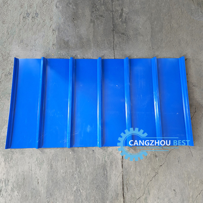 Ινδονησία Poular 980 Klip Lock Profile Roof Sheet Roll Forming Machine Μηχανή σχηματισμού φύλλων οροφής