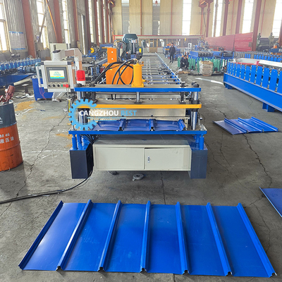 Ινδονησία Poular 980 Klip Lock Profile Roof Sheet Roll Forming Machine Μηχανή σχηματισμού φύλλων οροφής