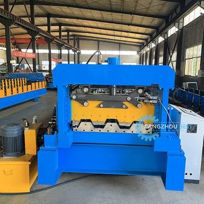 Μηχανή Διαμόρφωσης Ρολού Δαπέδου 1250mm PLC Control 22kw