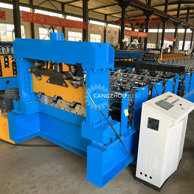 Μηχανή Διαμόρφωσης Ρολού Δαπέδου 1250mm PLC Control 22kw