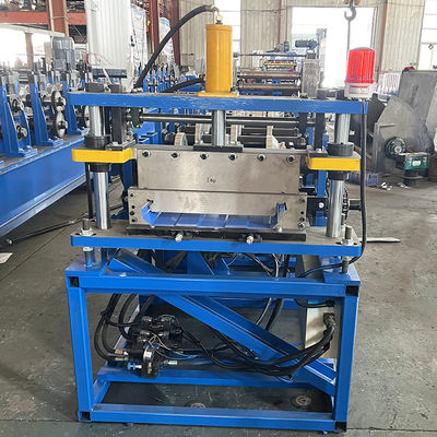 Φορητή μηχανή διαμόρφωσης ρολού για φύλλα στέγης Kr18 από έγχρωμο χάλυβα με όρθια ραφή