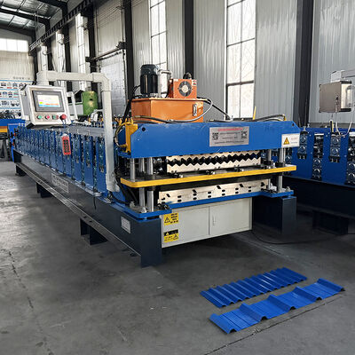 Ένα μηχάνημα, δύο προφίλ, απεριόριστες δυνατότητες! Διπλή στρώση Αυτόματη μηχανή κατασκευής στέγης μετατροπής