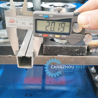 20x20mm μικρού μεγέθους ατσάλινο προφίλ Laser συγκόλληση τετραγωνικών σωλήνων κατασκευής ρολό σχηματισμού μηχανή