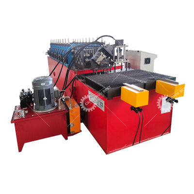 Μηχανή σχηματισμού κυλίνδρων από γαλβανισμένο χάλυβα διπλής γραμμής C U Profile Drywall Stud