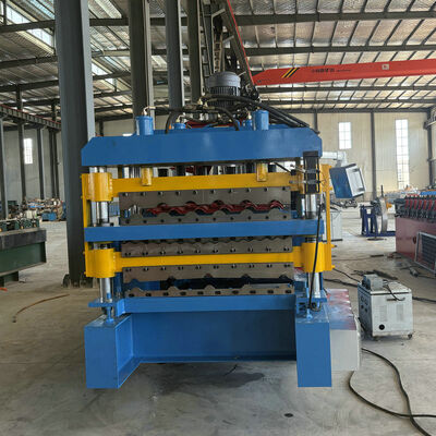 Galvanized Steel Profile Africa Popular Three Layer Roofing Sheet Roll Forming Machine