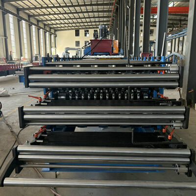 Galvanized Steel Profile Africa Popular Three Layer Roofing Sheet Roll Forming Machine