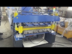 Ατσάλινο προφίλ διπλό στρώμα υψηλή πλευρά Ζιμπάμπουε δημοφιλής μηχανή σχηματισμού κυλίνδρων φύλλων οροφής